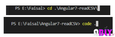 ایجاد فایل csv در angular7